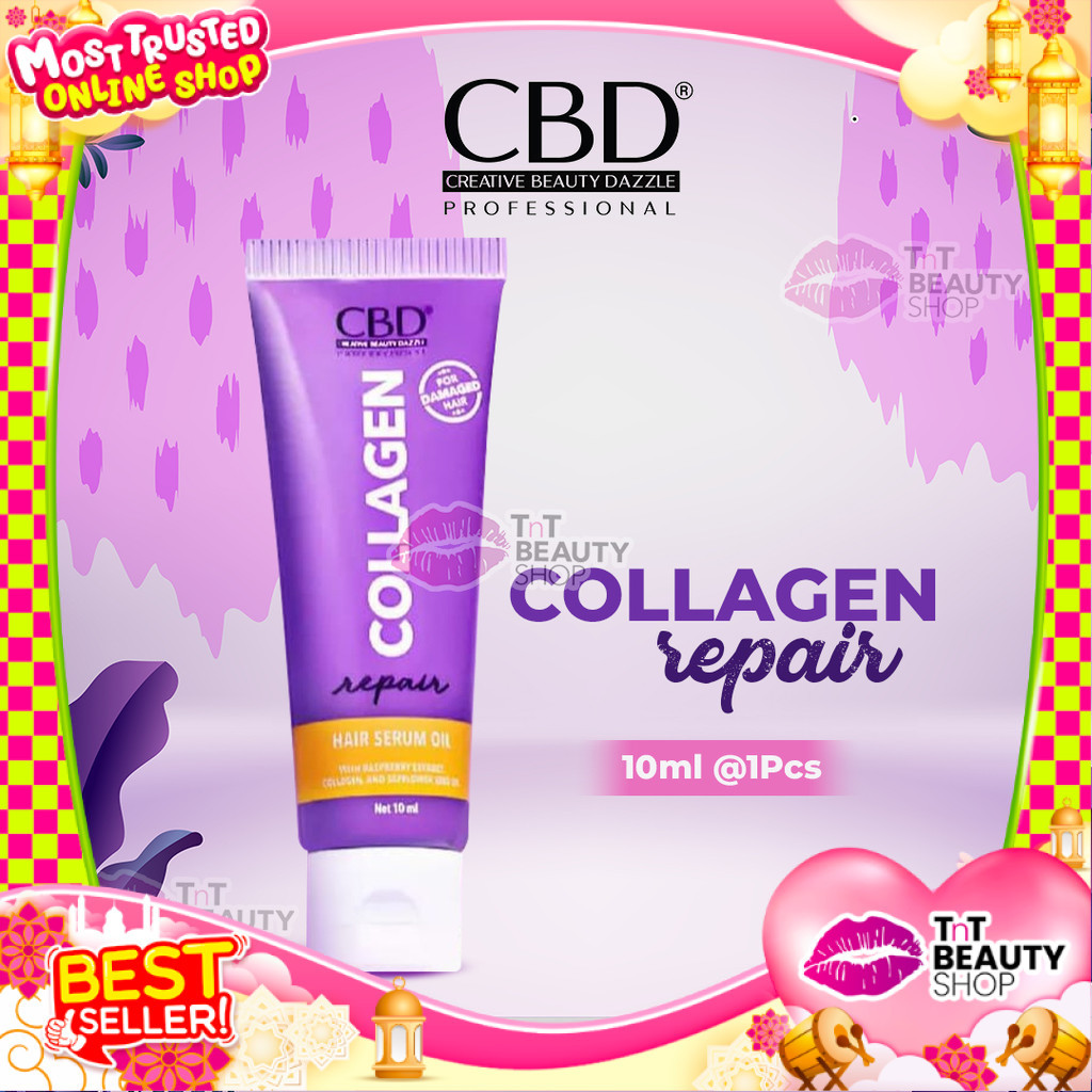 CBD Collagen Repair Hair Serum Oil 10ml 1pcs