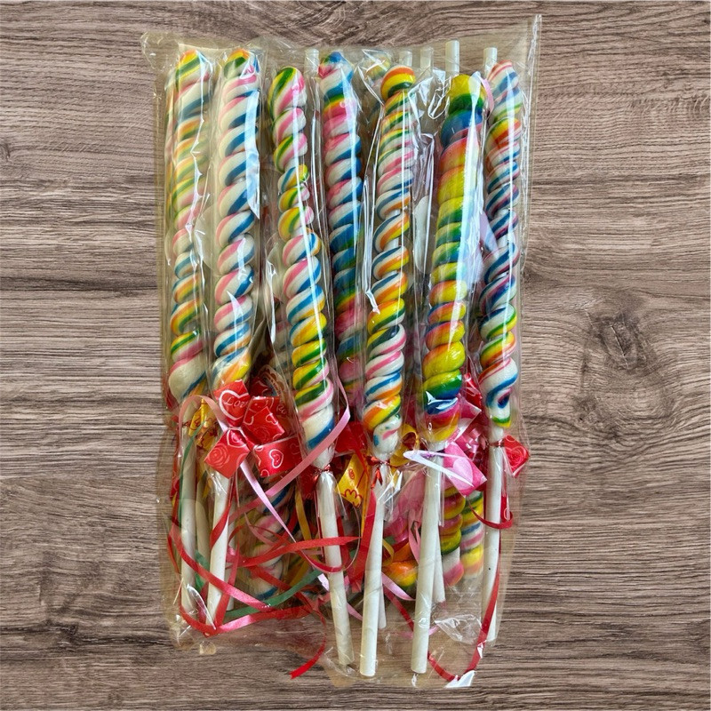 

Permen LOLIPOP ULIR Panjang 22cm 20/Pack Termurah pusat grosir Murah