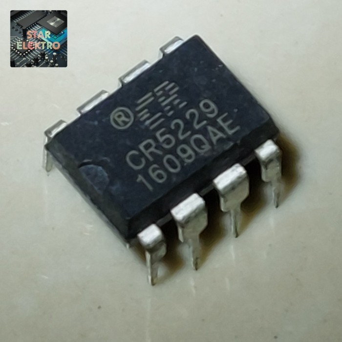 DnG27 CR5229 Dip-8 Tancap CR 5229 Chip Rail IC PWM Mosfet Switch CRS229