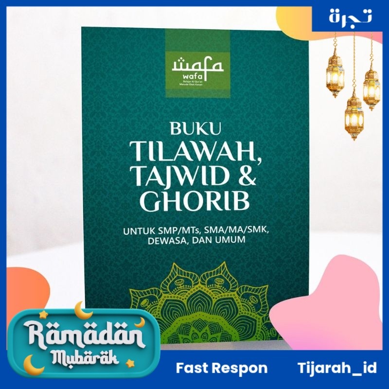 WAFA BUKU TILAWAH TAJWID & GHORIB BERWARNA