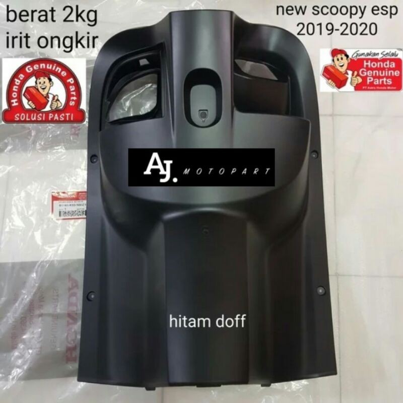 legsil kontak dasbor dashboard inner lower cover kontak new Scoopy esp 2019-2020 hitam doff ori