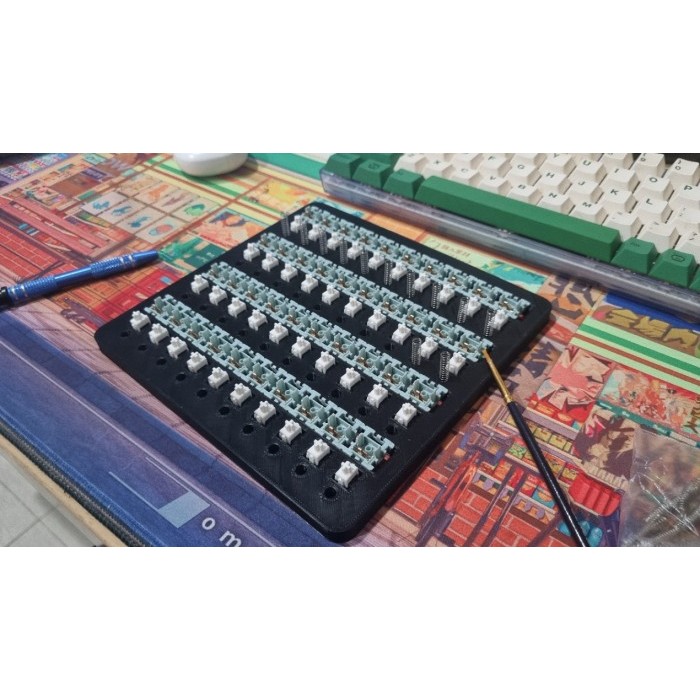 Lube Station Switch Tester Mechanical Keyboard - Hitam