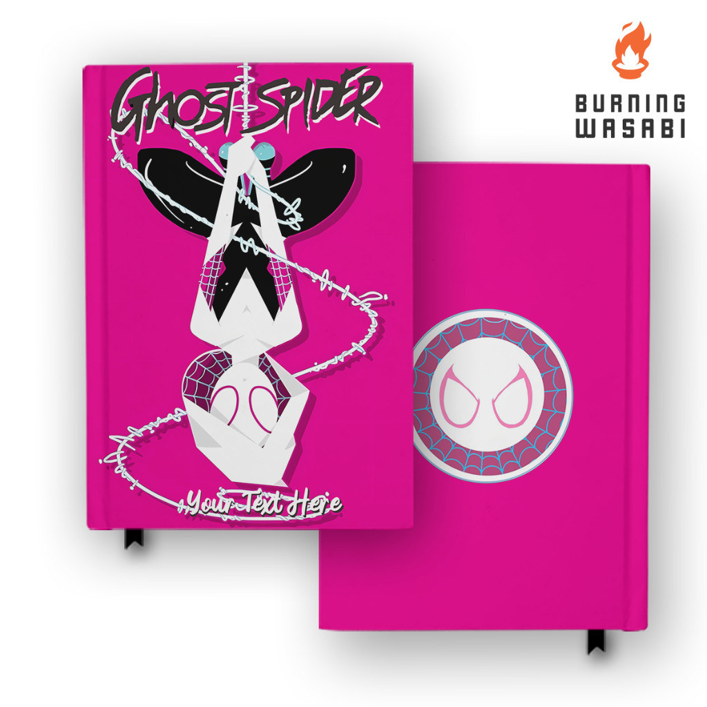 

Buku Catatan Notebook Spiderman Ghost Spider 1 Gwen Stacey Custom Jurnal Agenda Diary Hardcover Aesthetic A6 A5