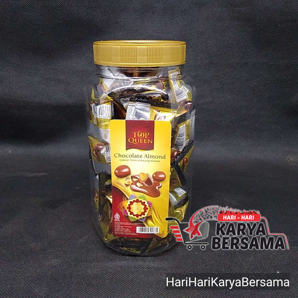 

MAKANAN RINGAN COKELAT TOP QUEEN CHOCOLATE ALMOND 40'S