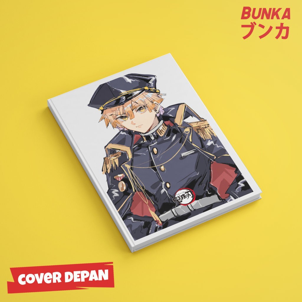 

Notebook Anime Kimetsu no Yaiba U Zenitsu Hardcover A5 Buku Tulis Catatan Note Agenda Planner Jurnal