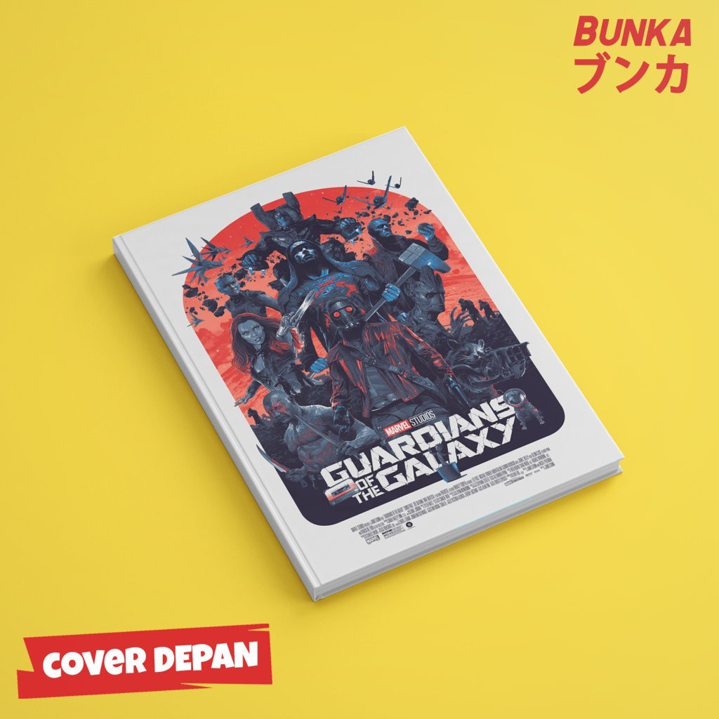

Notebook Marvel Avenger Guardians of the Galaxy B Hardcover A5 Buku Tulis Catatan Note Agenda Jurnal