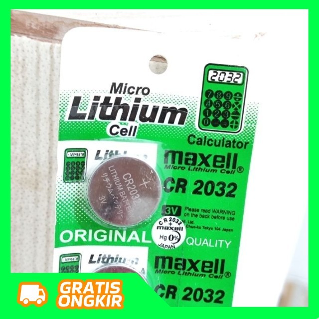 MAXELL CR2032 / CR 2032 ORIGINAL BATERAI BATRE BATTERY