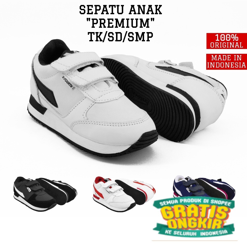 (PROMO) SNEAKERS ANAK SEPATU ANAK LAKI LAKI DAN PEREMPUAN NB SEPATU SEKOLAH ANAK WARNA PUTIH HITAM/ 