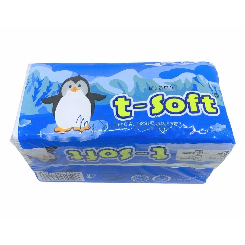 Facial Tissue Refill T-Soft 250 Sheets (diskon)
