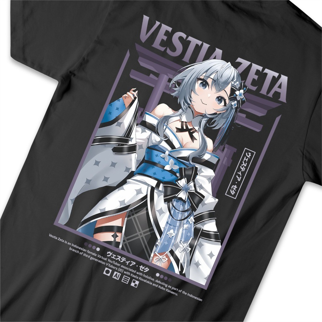 Kaos VTuber HololiveID Vestia Zeta