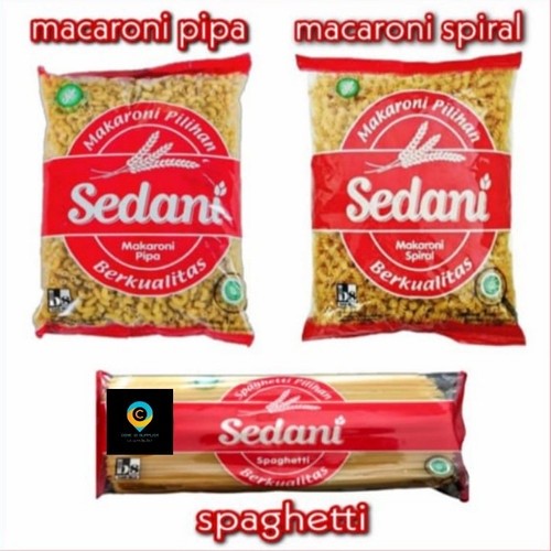 

pekanbaru / MAKARONI SEDANI 1kg ORIGINAL/pipa dan spiral