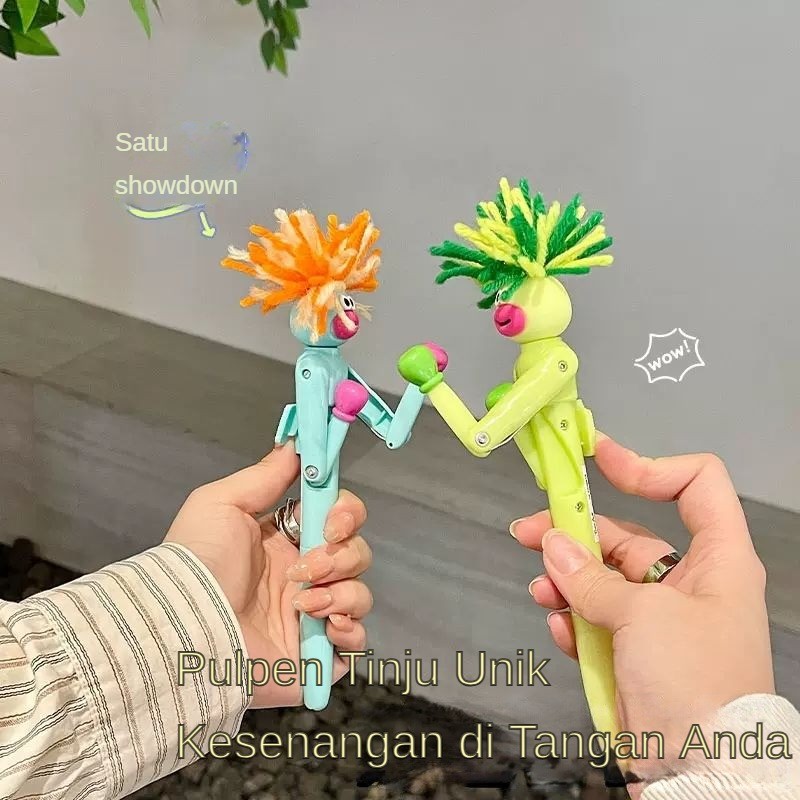 

Pena Lucu Kartun Tinju Berbulu/Pena Ballpoint Cepat Kering/Hadiah Kreatif/Unik untuk Pelajar