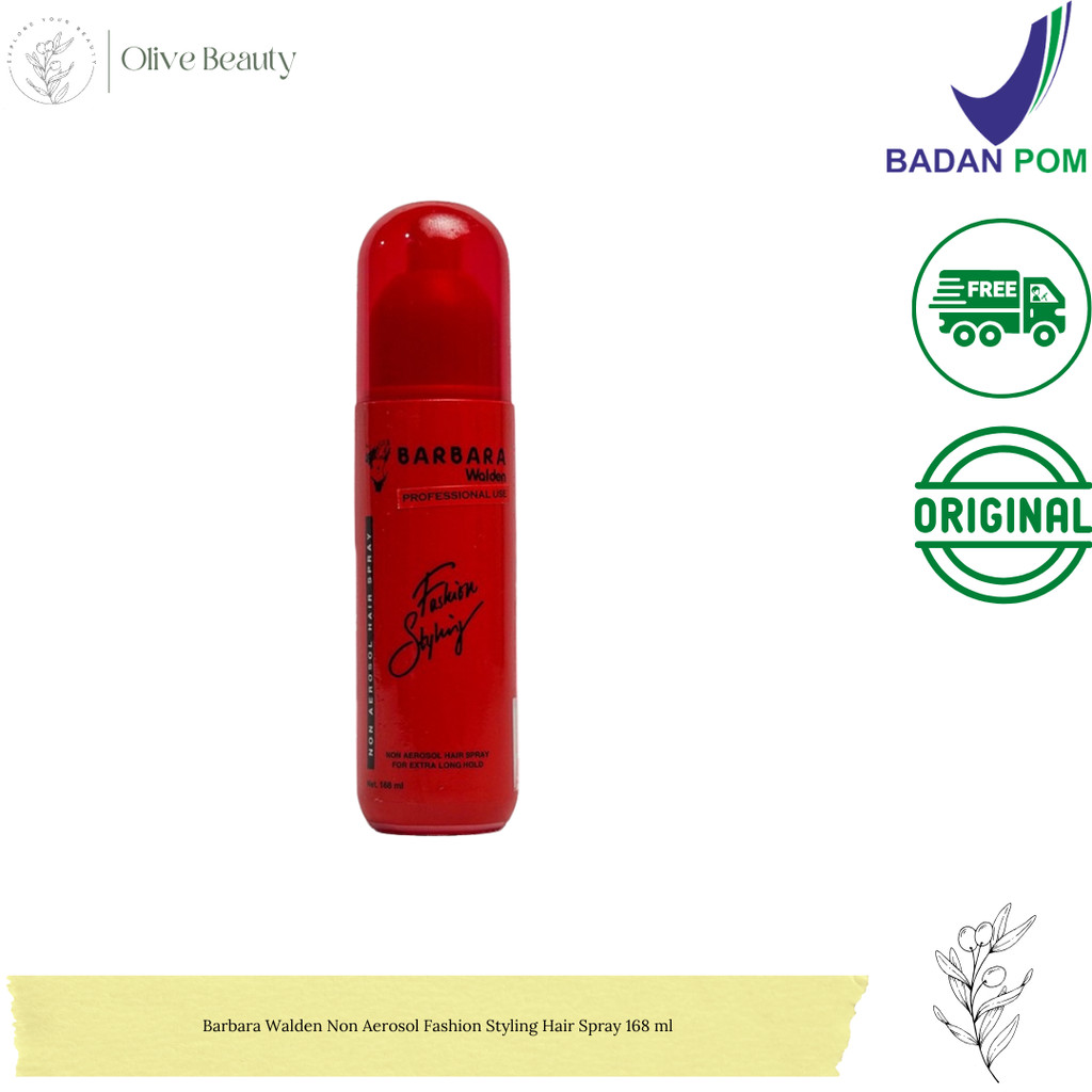 Barbara Walden Non Aerosol Fashion Styling Hair Spray 168 ml