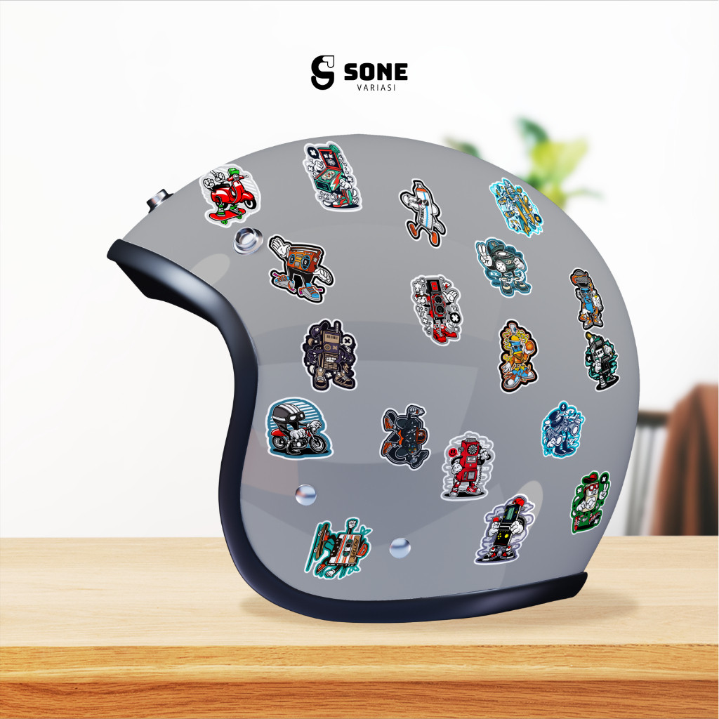 

Stiker Pack Graffiti Aesthethic Vinyl Waterproof untuk Sticker Buku Journal Casing HP Laptop Tumbler