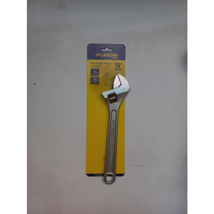 Kunci Inggris 10" Lakoni Pro Adjustable Spanner/Wrench Lakoni Pro