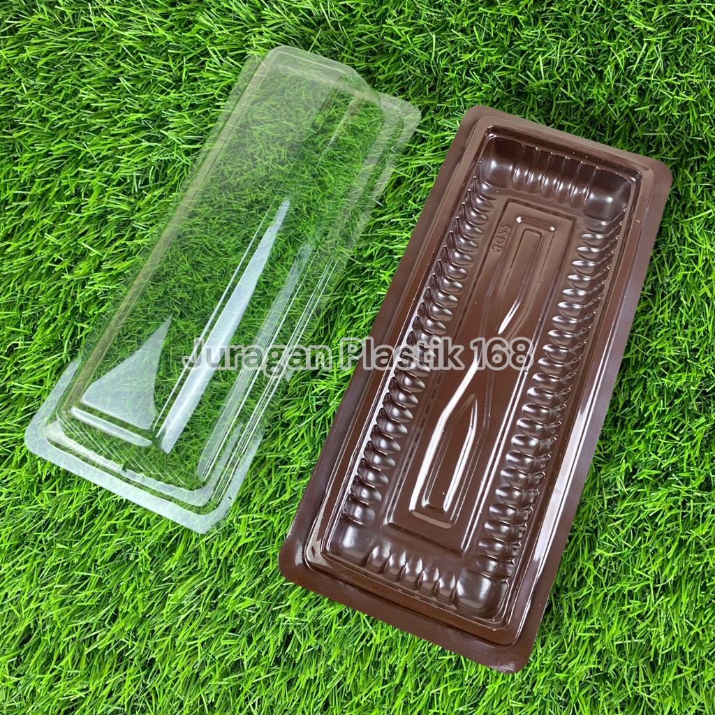 RB Mika Bolu Gulung 22cm - Isi 50Pcs / Tray Box Kue Brownies BG 22