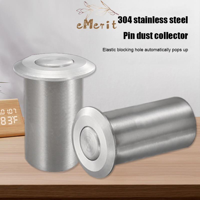 Lubang Grendel slot Tanam STAINLESS penutup debu lantai Dust Proof / Dust Proof Dust Hole Penutup Lu