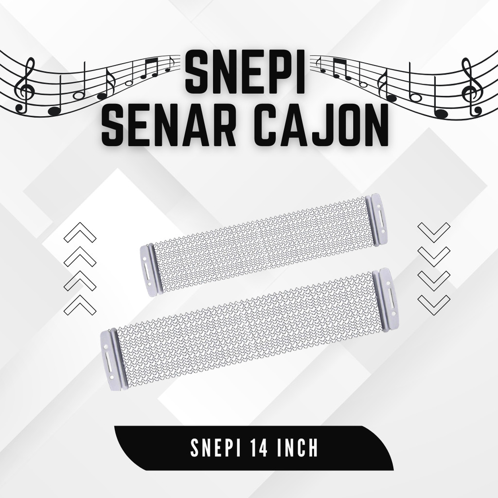 Snepi Snappy Senar Cajon Akustik Senar Drum Ukuran 14 Inch