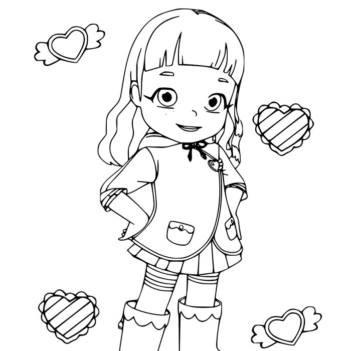 

10 LEMBAR kertas mewarnai, GAMBAR MEWARNAI tema RAINBOW RUBBY