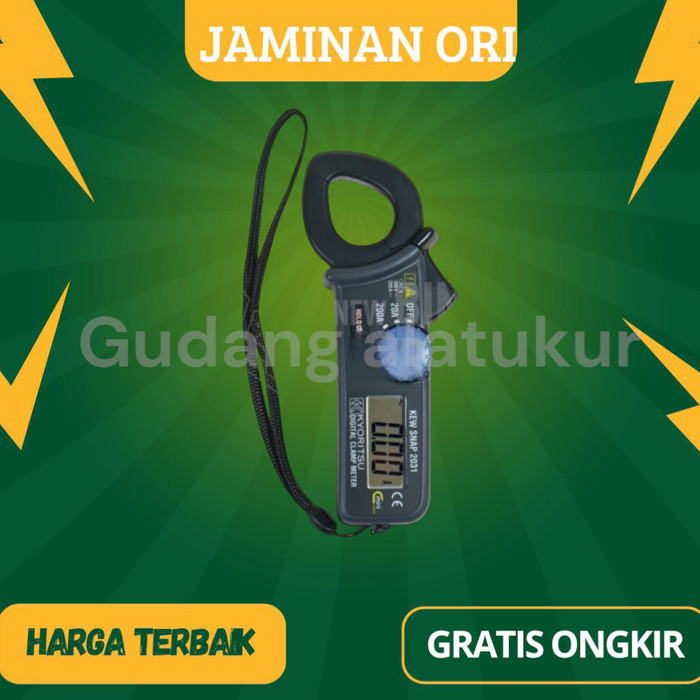 Kyoritsu 2031 Digital Clamp Meter Tang Ampere AC 200A asli original