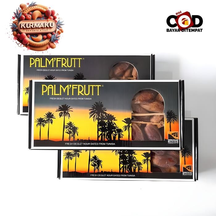 

Kurma Palm Fruit 500gr Palm Frutt Tunisia Tangkai Manis Food Snack Camilan Kering