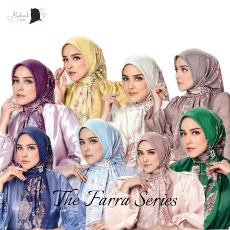 HIJAB SEGIEMPAT BUTTONSCRAVES MOTIF FARRA BESTSELLER VOAL PREMIUM SEMI ORI LASER TITIK 3 DAN PLAT LO