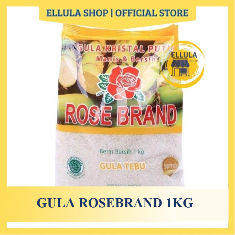 

ELLULA Shop - GULA PASIR ROSE BRAND KUNING DAN HIJAU 1 KG