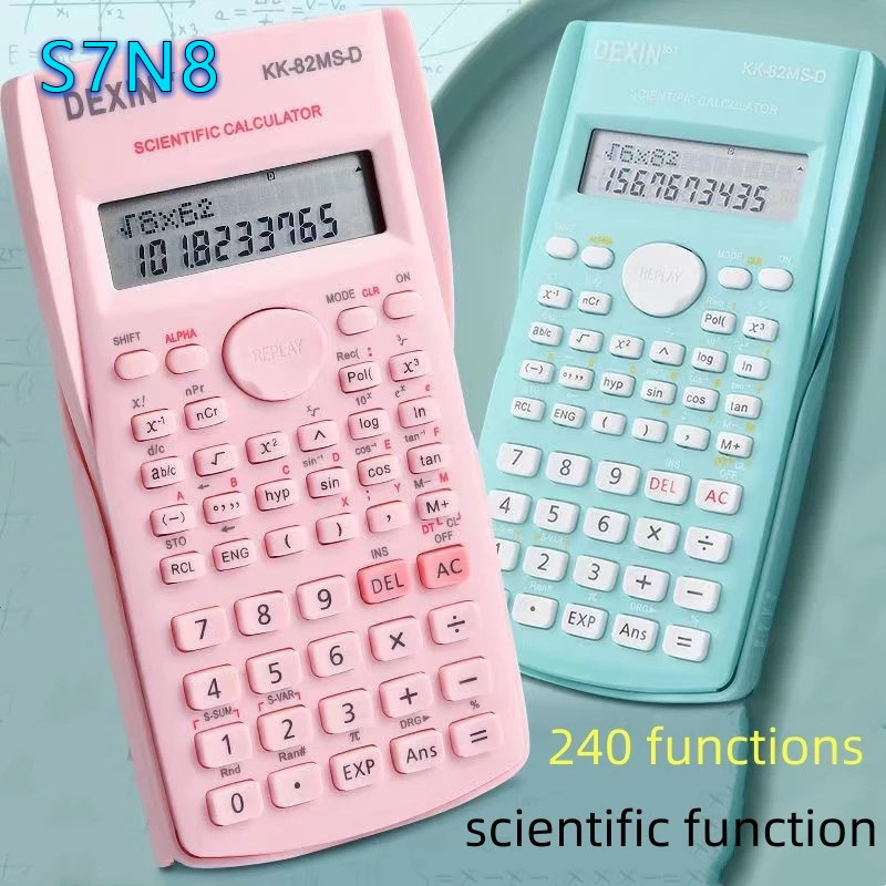 Kalkulator Color Function Scientific Kalkulator 24 Fungsi Kalkulasi 3 Warna 1700 scientific calculat