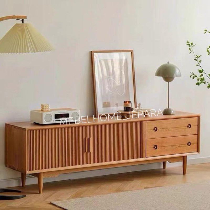 Bufet Tv Retro Kayu Jati,Bufet Tv Termurah Kayu Jepara,Bufet Tv Retro