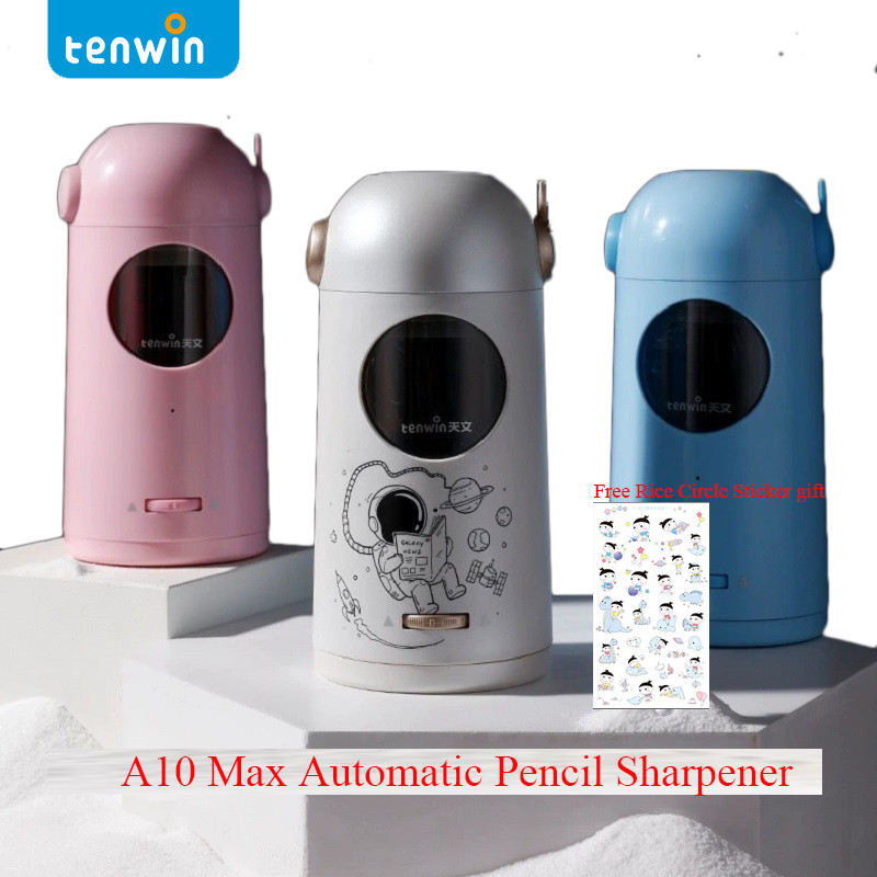 

Tenwin Automatic Electric Pencil Sharpener For Colored Pencils Sharpen Mechanical Office School Supplies Stationery Free Ship
