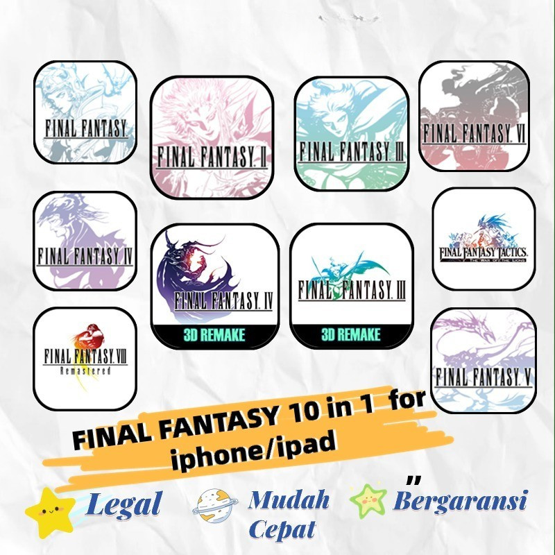 IOS GAME FF1-9FINAL FANTASY  FINAL FANTASY I /FINAL FANTASY II /FINAL FANTASY III /FINAL FANTASY IV/