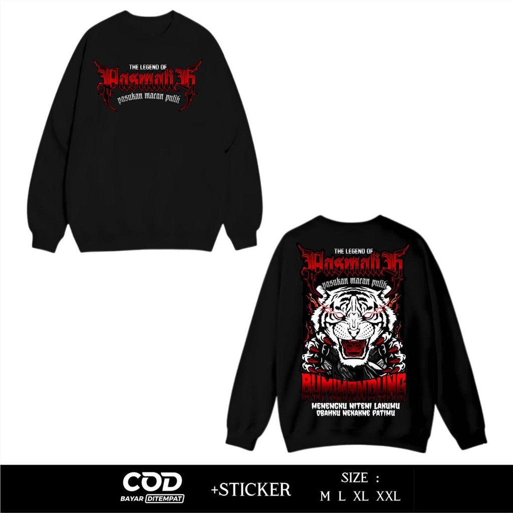Sweater PSCP The Legend Of Pasmatih Bumi Kandung Desain Kekinian BY ASYAWIL_STORE21