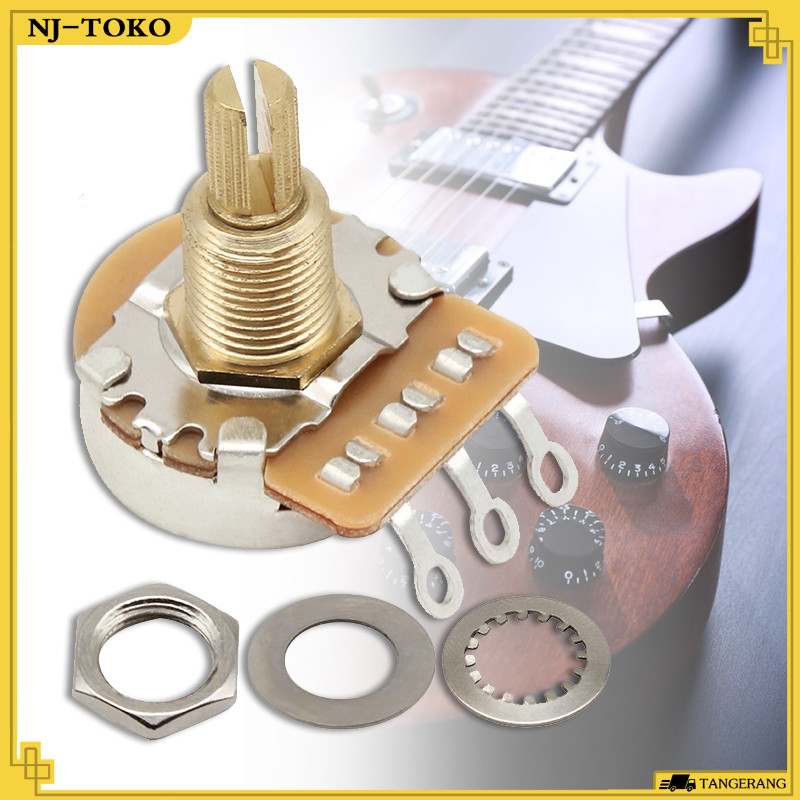 Potensio Gitar A250K B250K A500K B500K Potensio Gitar Listrik Sensitivitas Tinggi Potensio Gitar Bas