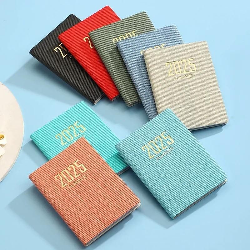 

Portable 2025 Daily Weekly Planners A7 Schedule Notebooks Portable 365 Days Calendar Journal School Office Supplies Agenda