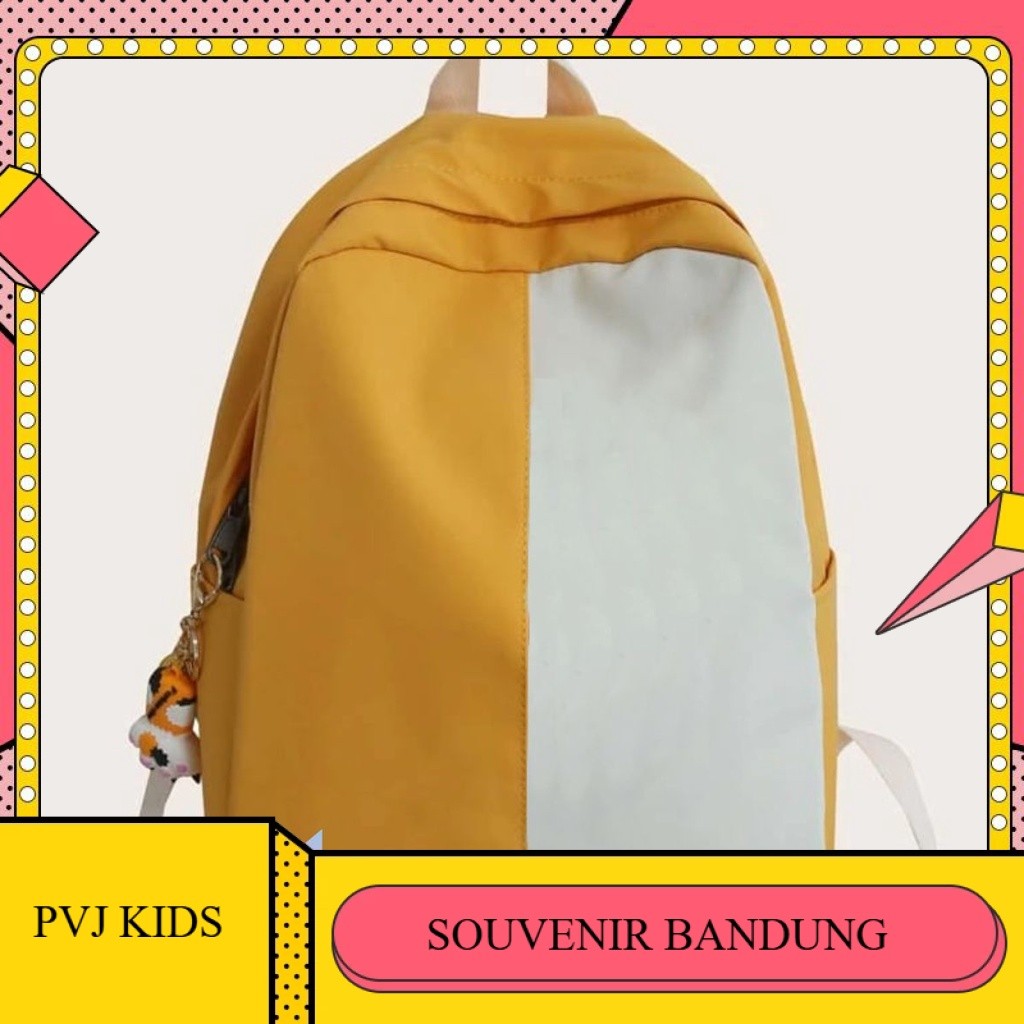 SB Tas Sekolah Korean Style Ransel BTS Simpel Kekinian Fashion Kids 05