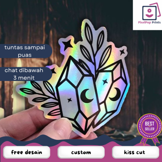 

Opikapip Tambahan Biaya Print & Cut Sticker A3 Ukuran Kecil Dibawah 3x3cm