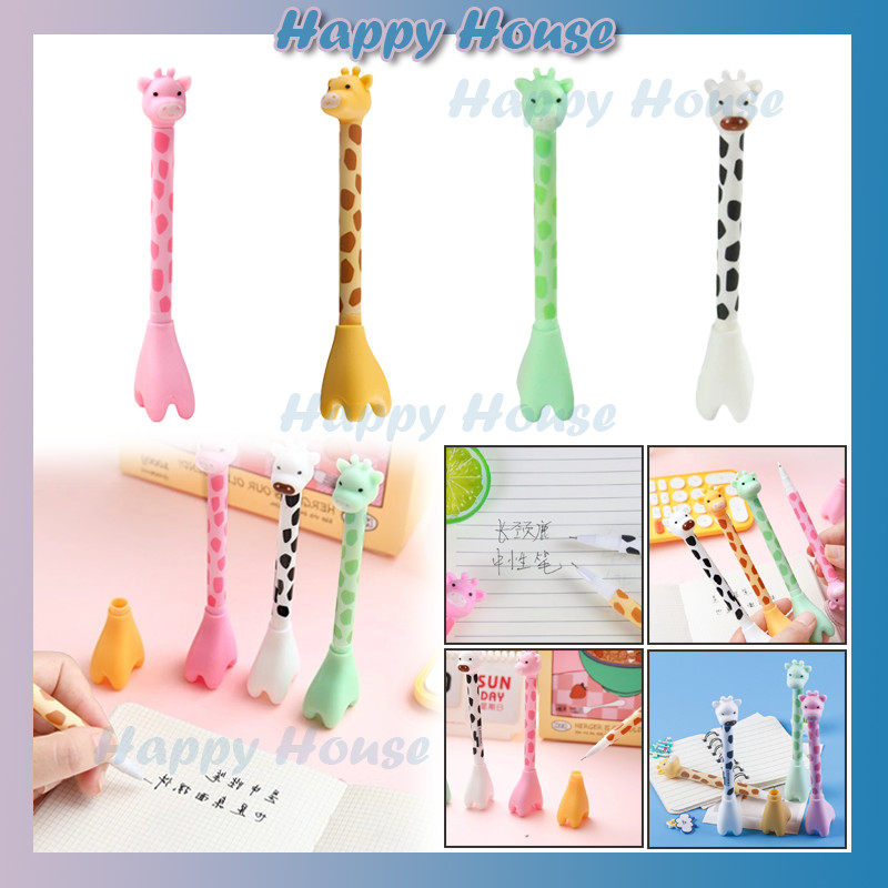 

0.5mm Pulpen Gel Unik Lucu Bentuk Jerapa