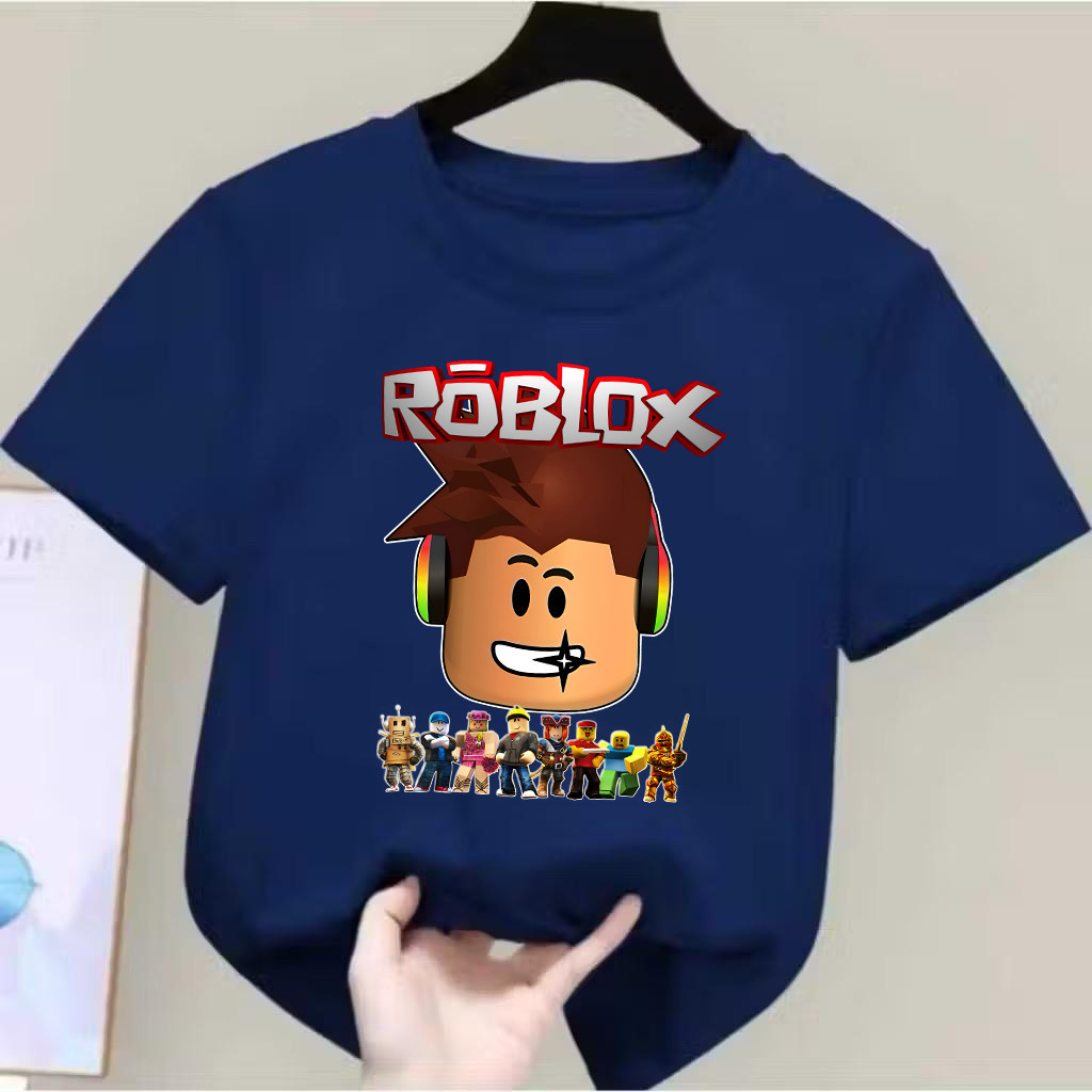 Baju Kaos Distro Anak Laki Laki & Anak Perempuan Moti Roblox | Atasan Anak Karakter | Pakaian Kaos A