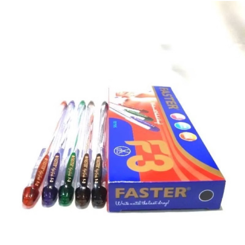 

Pulpen Faster F3 Tinta Hitam - 1 pcs