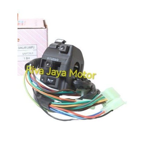 Saklar Kiri Motor Supra Fit Lama Handle Switch Holder Lh Lampu Bina Parts
