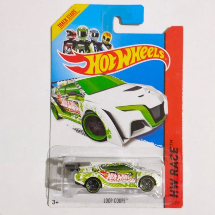 SR99 Hotwheels Hot Wheels Loop Coupe putih tampo HW 2013 HW Racing