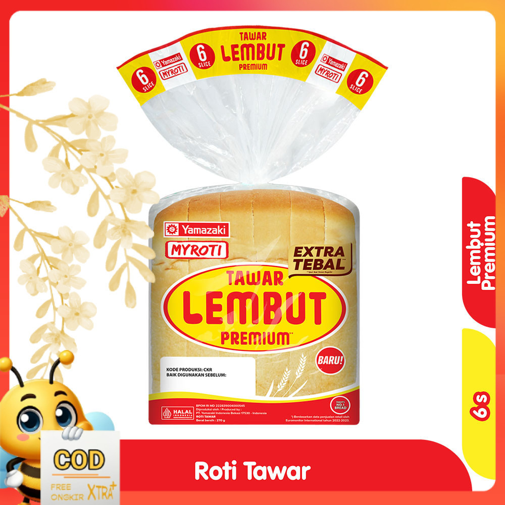 

MyRoti Roti Tawar Lembut Premium 6 s