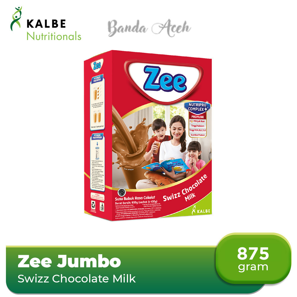 

(Aceh) Zee Reguler Jumbo Swizz Chocolate Milk 875gr