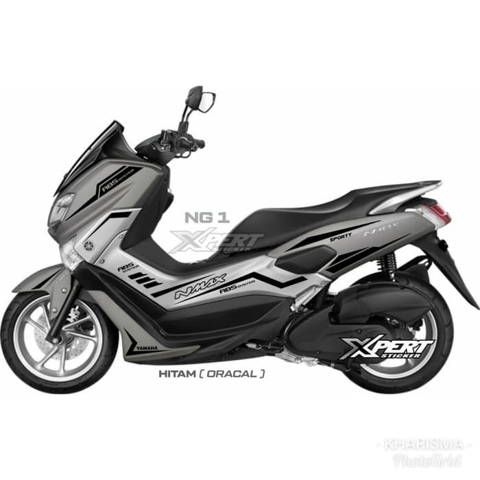 Striping Cutting stiker Yamaha NMAX abu striping Hitam striping nmax stripping nmax