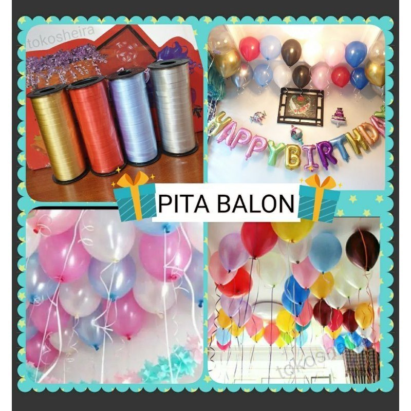 

PITA BALON PITA PESTA PITA BUNGA / PITA WARNA WARNI TALI BALON PITA TARIK BALON ULANG TAHUN / PITA BALON