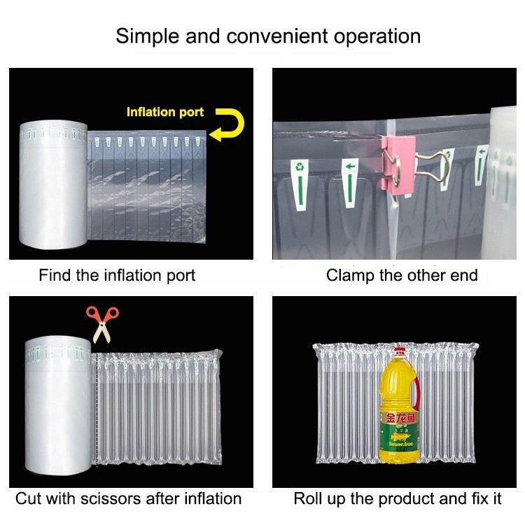 

Poly Air Bubble Wrap Rolls Inflatable Plastic Packing Uk L30cm P50 Meter