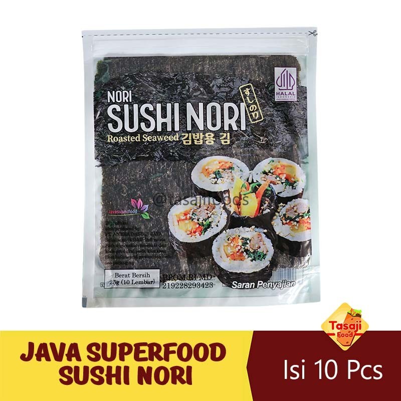

Java Superfood Sushi Nori Putih Isi 10 Lembar