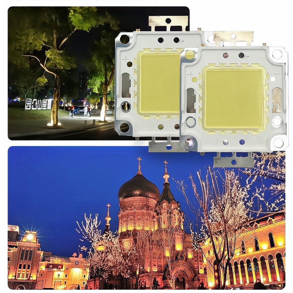 Chip LED Lampu COB Floodlight Spotlight Cool White 50W - Chip LED 50W