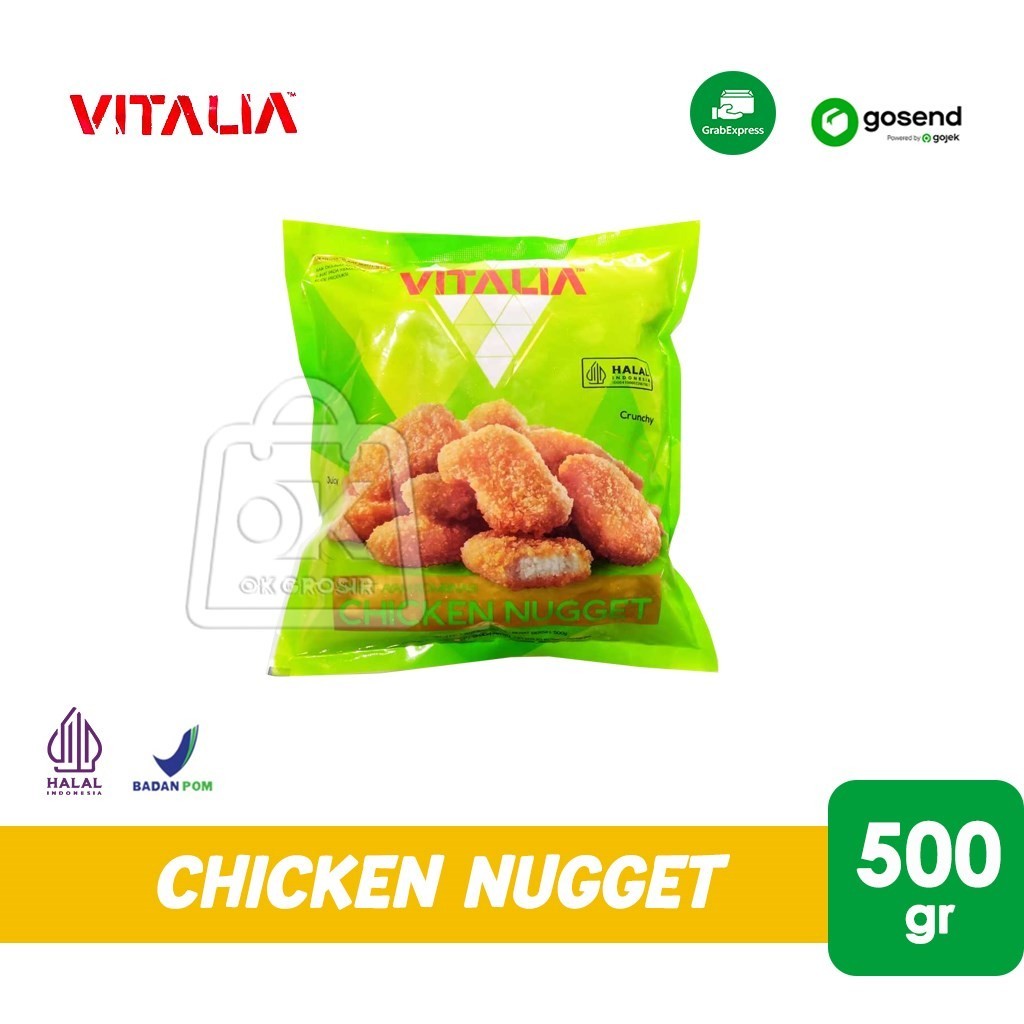 

Chicken Nugget Frozen VIITALIA Naget Ayam 500gr (KHUSUS INSTANT)