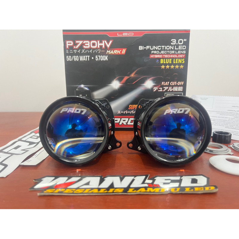 PRO7 | PRO7 P730HV MARK 2| PROJECTOR BILED  PRO7 P730HV MK2 3 INCH BLUE LENS H4